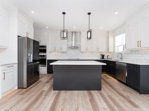 19723 26 Avenue, Edmonton, AB - Indoor Photo Showing Kitchen With Upgraded Kitchen