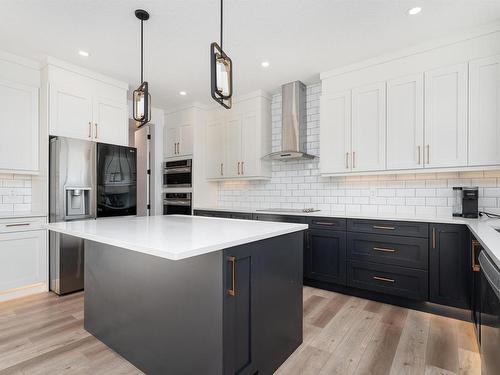 19723 26 Avenue, Edmonton, AB - Indoor Photo Showing Kitchen With Upgraded Kitchen