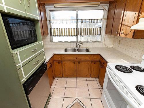 12024 53 Street, Edmonton, AB - Indoor Photo Showing Kitchen With Double Sink