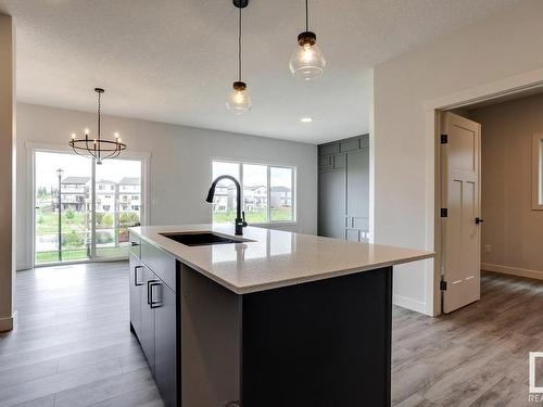 660 Kinglet Boulevard, Edmonton, AB - Indoor Photo Showing Kitchen With Upgraded Kitchen