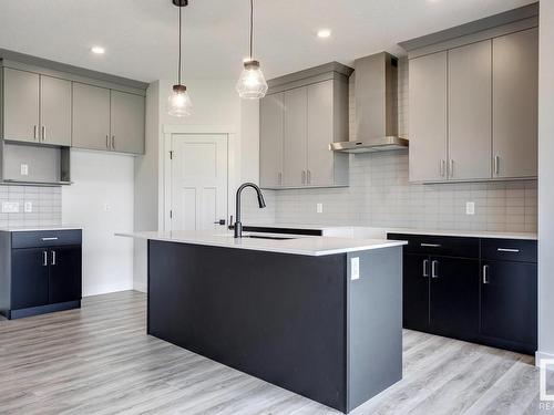 660 Kinglet Boulevard, Edmonton, AB - Indoor Photo Showing Kitchen With Upgraded Kitchen