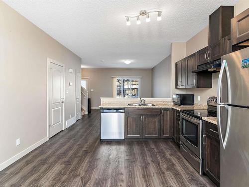 1519 33B Street, Edmonton, AB - Indoor Photo Showing Kitchen With Double Sink