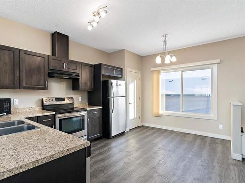 1519 33B Street, Edmonton, AB - Indoor Photo Showing Kitchen With Double Sink