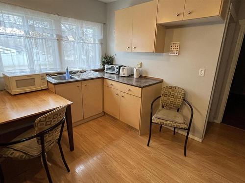 5108 50 Street, Bonnyville Town, AB - Indoor Photo Showing Kitchen With Double Sink