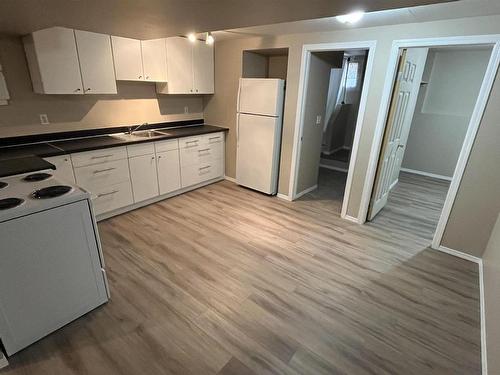 5108 50 Street, Bonnyville Town, AB - Indoor Photo Showing Kitchen With Double Sink