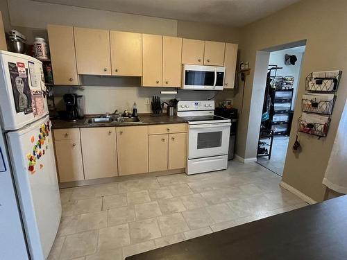 5108 50 Street, Bonnyville Town, AB - Indoor Photo Showing Kitchen With Double Sink