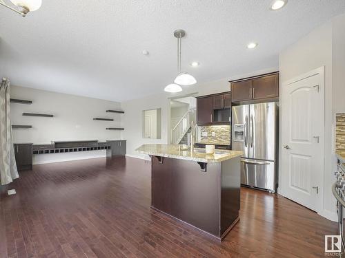 5619 209 Street, Edmonton, AB - Indoor Photo Showing Kitchen With Stainless Steel Kitchen With Upgraded Kitchen