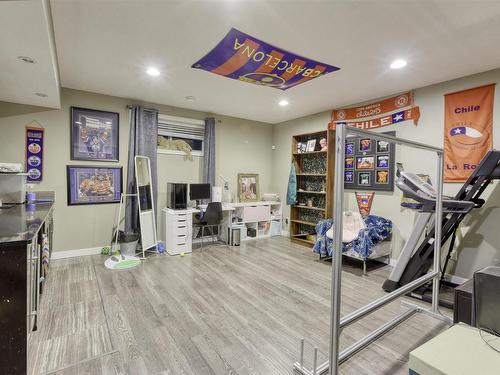 3131 Winspear Crescent Sw, Edmonton, AB - Indoor Photo Showing Gym Room