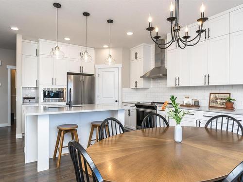 130 Ambleside Way, Sherwood Park, AB - Indoor Photo Showing Dining Room