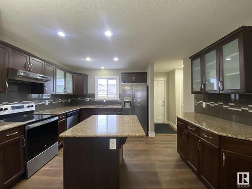 1460 33A Street, Edmonton, AB - Indoor Photo Showing Kitchen With Double Sink