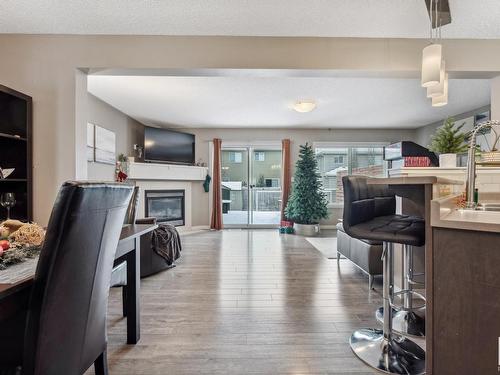 80 Meadowland Crescent, Spruce Grove, AB - Indoor With Fireplace