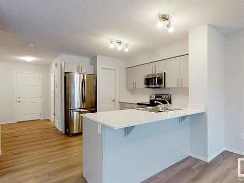 1733 Westerra Wynd, Stony Plain, AB - Indoor Photo Showing Kitchen With Stainless Steel Kitchen With Double Sink