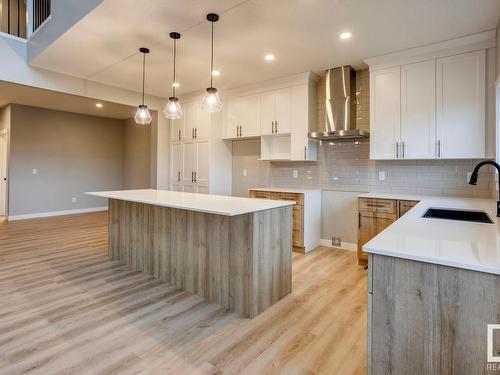 684 Kinglet Boulevard, Edmonton, AB - Indoor Photo Showing Kitchen With Upgraded Kitchen