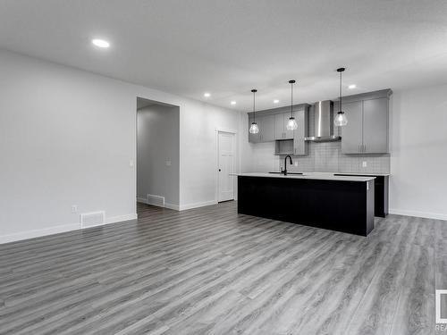 1237 16A Avenue, Edmonton, AB - Indoor Photo Showing Kitchen With Upgraded Kitchen