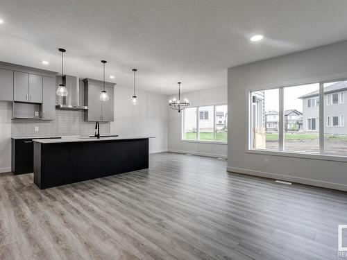 1237 16A Avenue, Edmonton, AB - Indoor Photo Showing Kitchen With Upgraded Kitchen