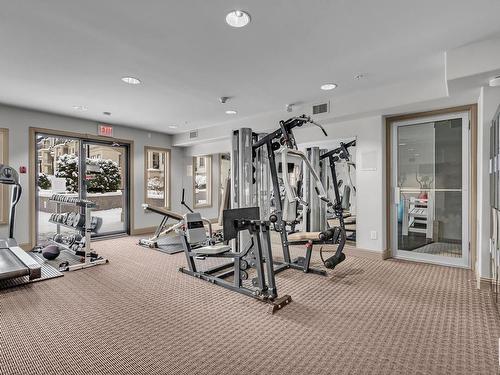 239 1406 Hodgson Way Nw, Edmonton, AB - Indoor Photo Showing Gym Room