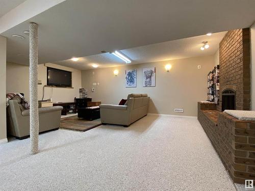 6928 21 Avenue, Edmonton, AB - Indoor With Fireplace