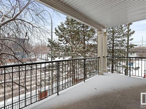 201 9803 96A Street, Edmonton, AB - Outdoor With Balcony