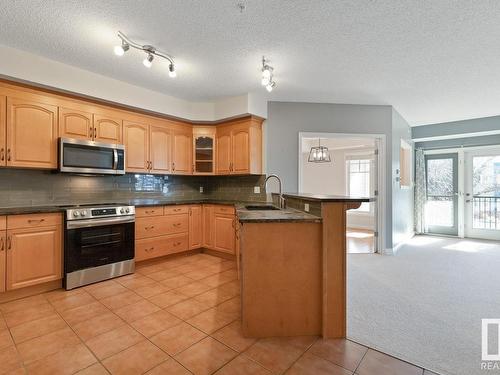 201 9803 96A Street, Edmonton, AB - Indoor Photo Showing Kitchen