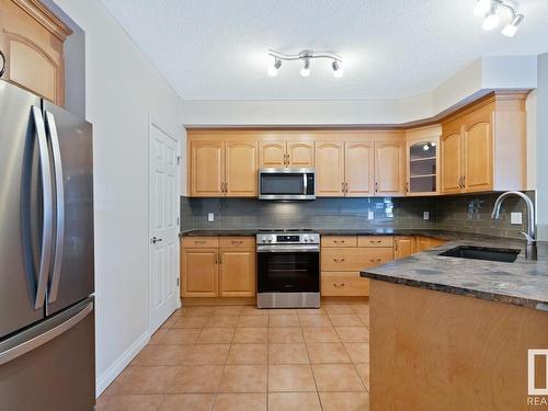 201 9803 96A Street, Edmonton, AB - Indoor Photo Showing Kitchen