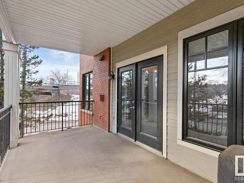 201 9803 96A Street, Edmonton, AB - Outdoor With Balcony With Exterior