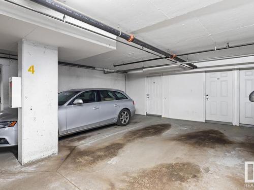 201 9803 96A Street, Edmonton, AB - Indoor Photo Showing Garage