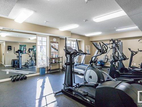 201 9803 96A Street, Edmonton, AB - Indoor Photo Showing Gym Room