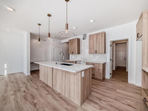 3320 168 Street, Edmonton, AB - Indoor Photo Showing Kitchen With Upgraded Kitchen