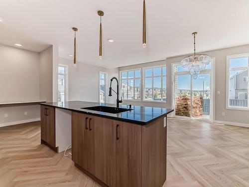 3320 168 Street, Edmonton, AB - Indoor Photo Showing Kitchen With Upgraded Kitchen