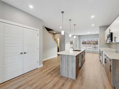 6256 175 Avenue, Edmonton, AB - Indoor Photo Showing Kitchen With Upgraded Kitchen