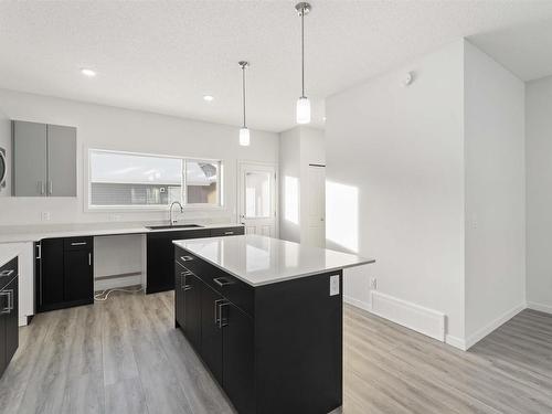 1111 Aster Boulevard, Edmonton, AB - Indoor Photo Showing Kitchen With Upgraded Kitchen