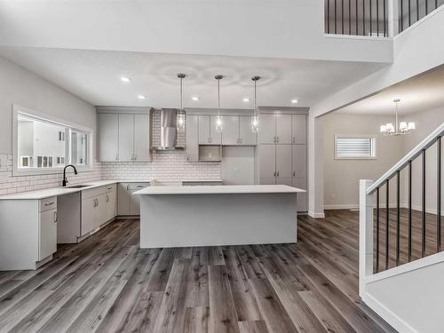 2808 194 Street, Edmonton, AB - Indoor Photo Showing Kitchen With Upgraded Kitchen