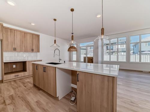 3319 169 Street, Edmonton, AB - Indoor Photo Showing Kitchen With Upgraded Kitchen