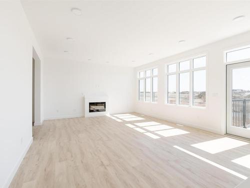 5729 Kootook Way, Edmonton, AB - Indoor Photo Showing Other Room With Fireplace