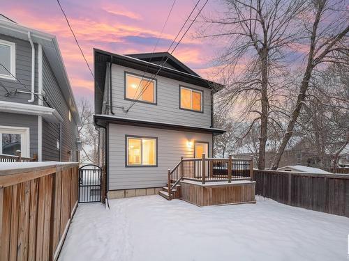 9859 73 Avenue, Edmonton, AB - Outdoor With Deck Patio Veranda With Exterior