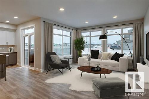 3124 167 Street, Edmonton, AB - Indoor Photo Showing Living Room