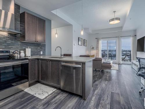 512 1316 Windermere Way, Edmonton, AB - Indoor Photo Showing Kitchen