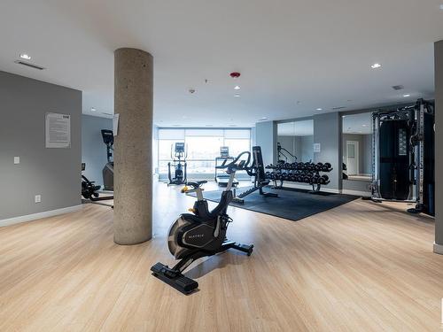 512 1316 Windermere Way, Edmonton, AB - Indoor Photo Showing Gym Room