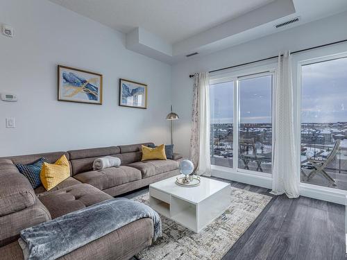 512 1316 Windermere Way, Edmonton, AB - Indoor Photo Showing Living Room