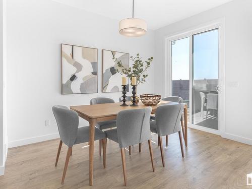 4817 Cawsey Terrace, Edmonton, AB - Indoor Photo Showing Dining Room