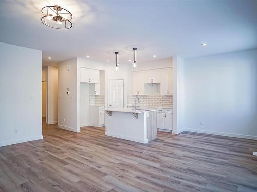 1235 14 Avenue, Edmonton, AB - Indoor Photo Showing Kitchen With Upgraded Kitchen