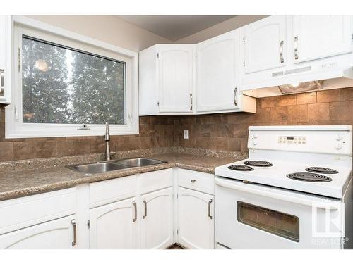 8516 33 Avenue, Edmonton, AB - Indoor Photo Showing Kitchen With Double Sink