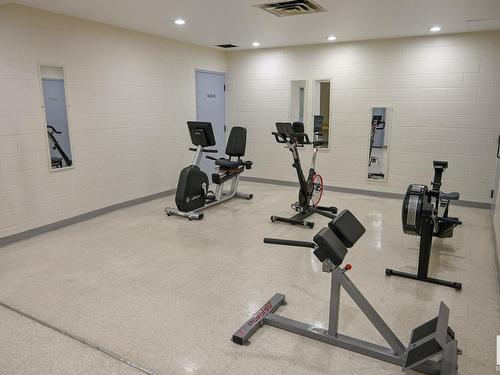 206 10149 Saskatchewan Drive, Edmonton, AB - Indoor Photo Showing Gym Room