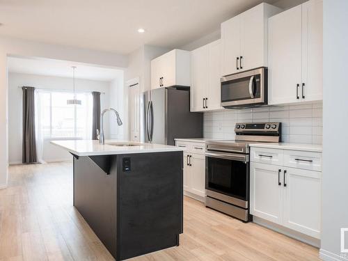 12439 83 Street, Edmonton, AB - Indoor Photo Showing Kitchen With Upgraded Kitchen