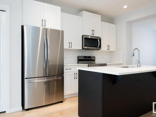 12439 83 Street, Edmonton, AB - Indoor Photo Showing Kitchen With Upgraded Kitchen