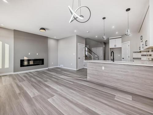 3724 67 Street, Beaumont, AB - Indoor With Fireplace