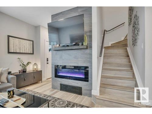 11317 95A Street, Edmonton, AB - Indoor With Fireplace