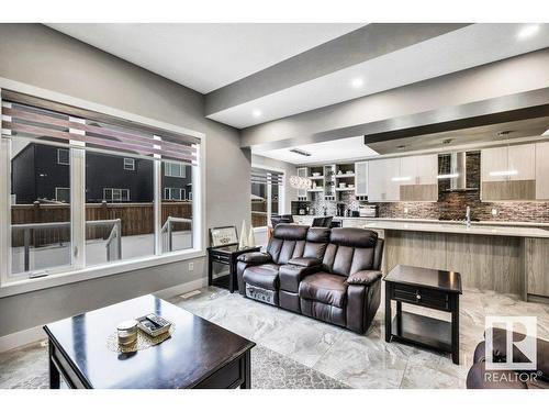 363 Glenridding Ravine Road, Edmonton, AB - Indoor Photo Showing Living Room