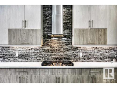 363 Glenridding Ravine Road, Edmonton, AB - Indoor Photo Showing Kitchen With Upgraded Kitchen