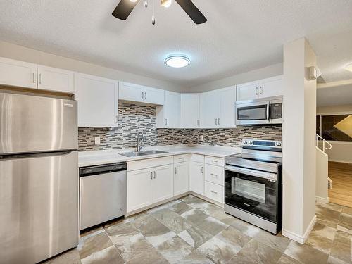 202 Morin Maze Maze, Edmonton, AB - Indoor Photo Showing Kitchen With Double Sink With Upgraded Kitchen